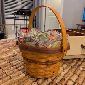 Longaberger 2000 May Series Morning Glory Century Celebration Basket with tie on